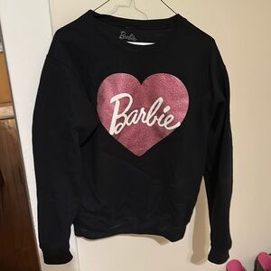 Black Barbie sweatshirt. Size S
